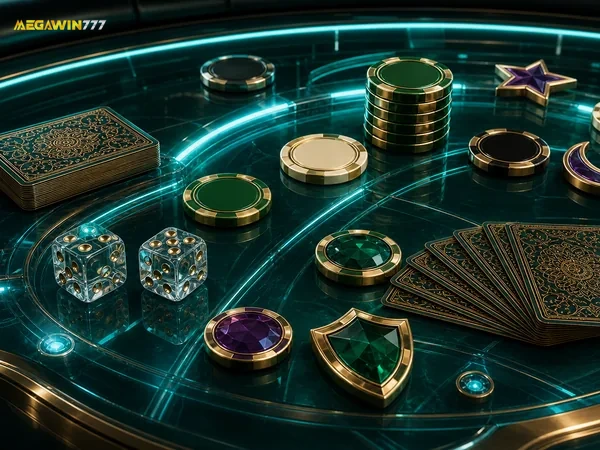 Ilustrasi halaman Sports Betting megawin777 dengan tampilan pertandingan yang informatif